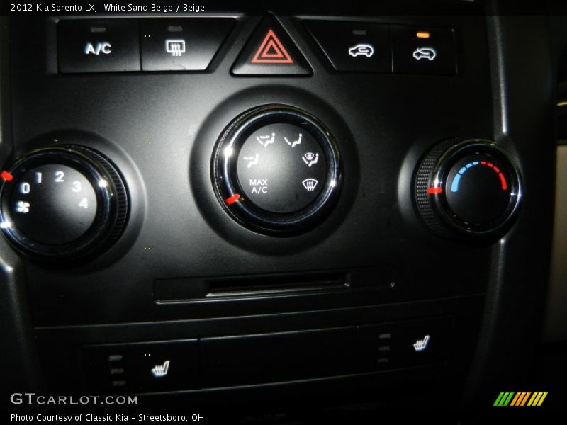 White Sand Beige / Beige 2012 Kia Sorento LX