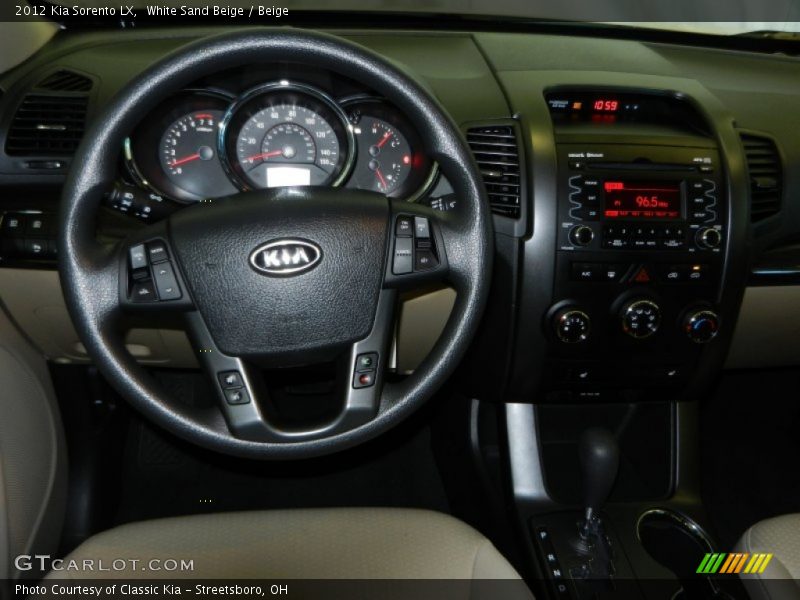 White Sand Beige / Beige 2012 Kia Sorento LX
