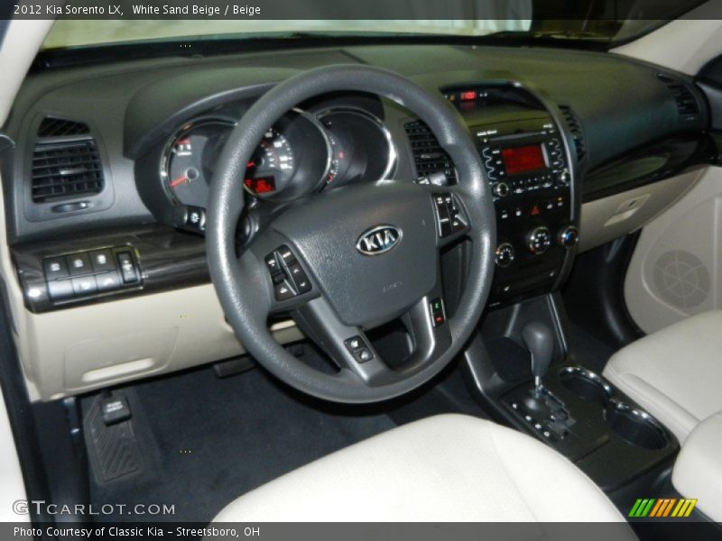 White Sand Beige / Beige 2012 Kia Sorento LX