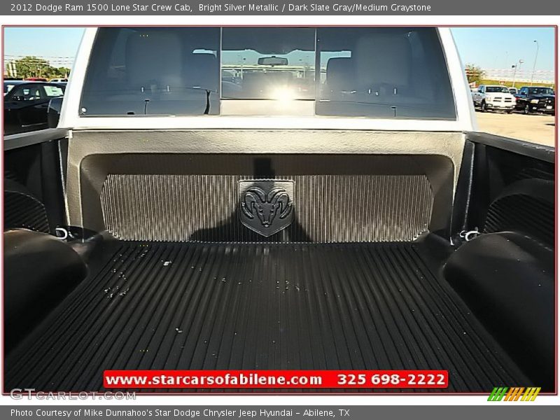 Bright Silver Metallic / Dark Slate Gray/Medium Graystone 2012 Dodge Ram 1500 Lone Star Crew Cab
