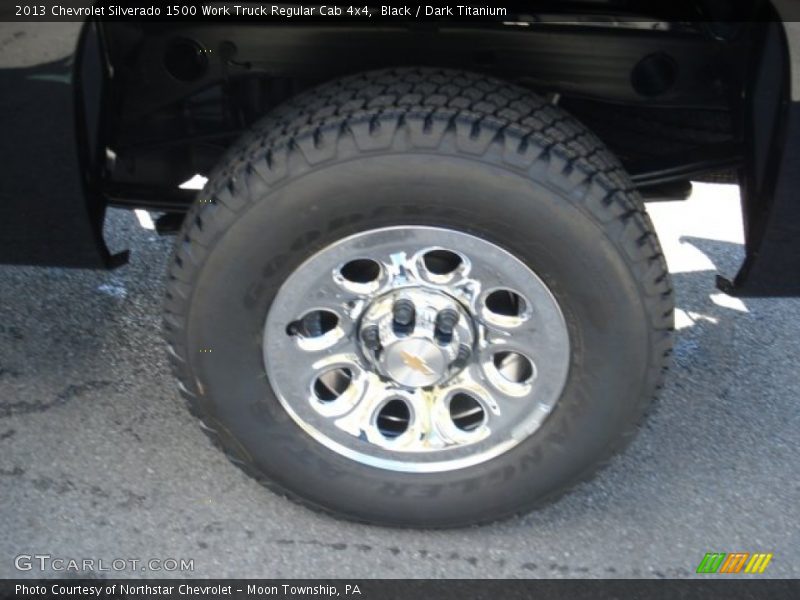 Black / Dark Titanium 2013 Chevrolet Silverado 1500 Work Truck Regular Cab 4x4