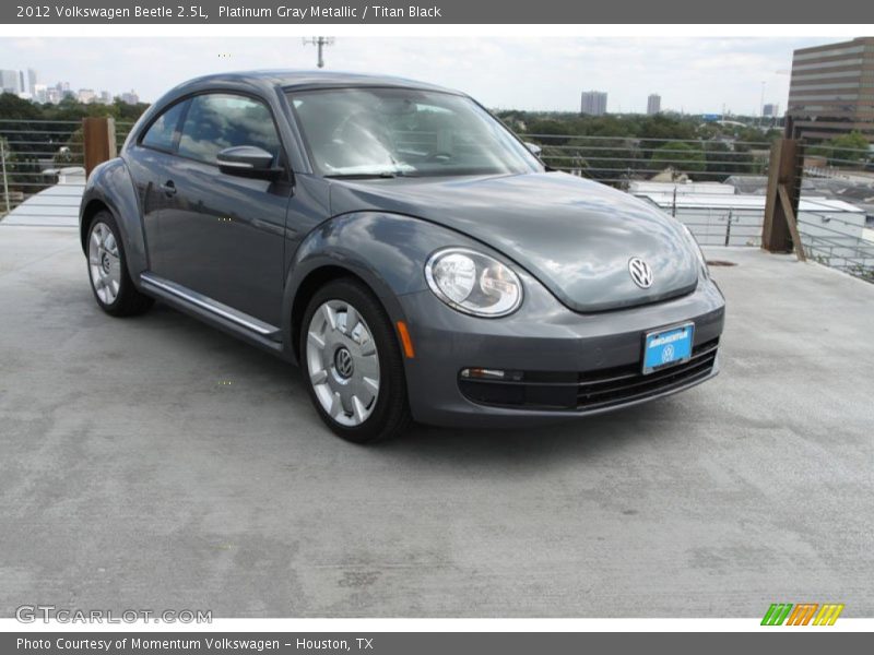 Platinum Gray Metallic / Titan Black 2012 Volkswagen Beetle 2.5L