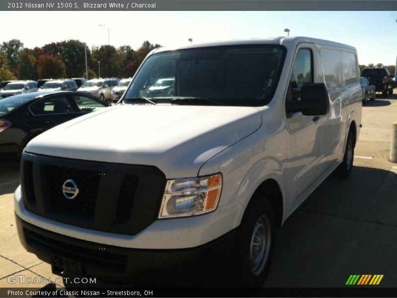 Blizzard White / Charcoal 2012 Nissan NV 1500 S