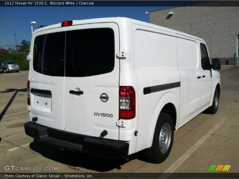 Blizzard White / Charcoal 2012 Nissan NV 1500 S