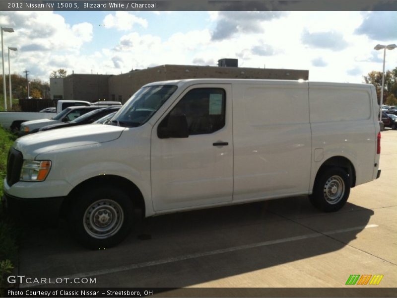 Blizzard White / Charcoal 2012 Nissan NV 1500 S