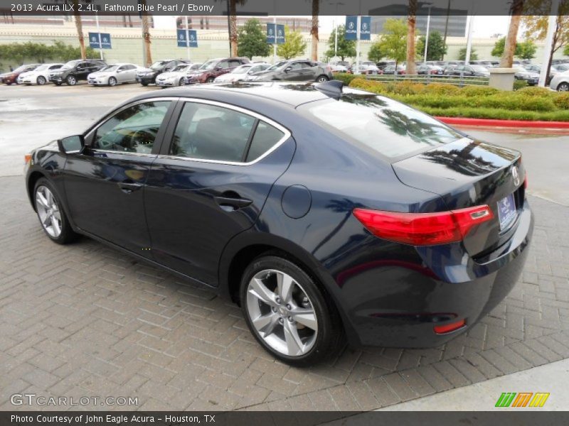 Fathom Blue Pearl / Ebony 2013 Acura ILX 2.4L