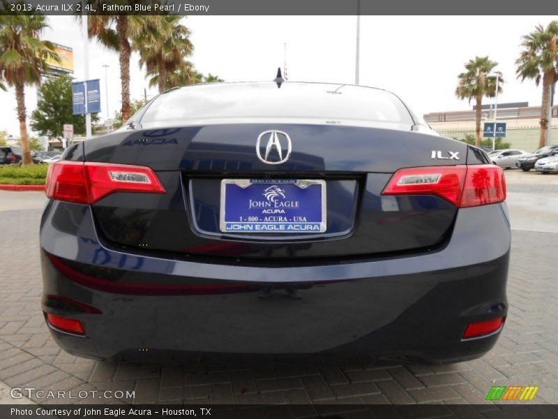 Fathom Blue Pearl / Ebony 2013 Acura ILX 2.4L