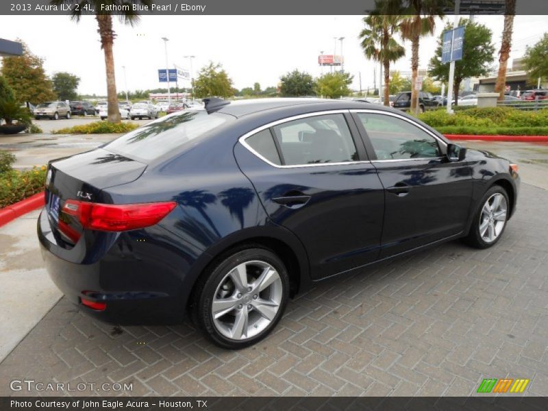 Fathom Blue Pearl / Ebony 2013 Acura ILX 2.4L