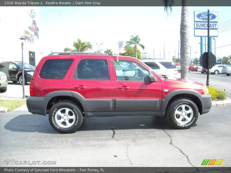 Redfire Metallic / Dark Flint Gray 2006 Mazda Tribute s