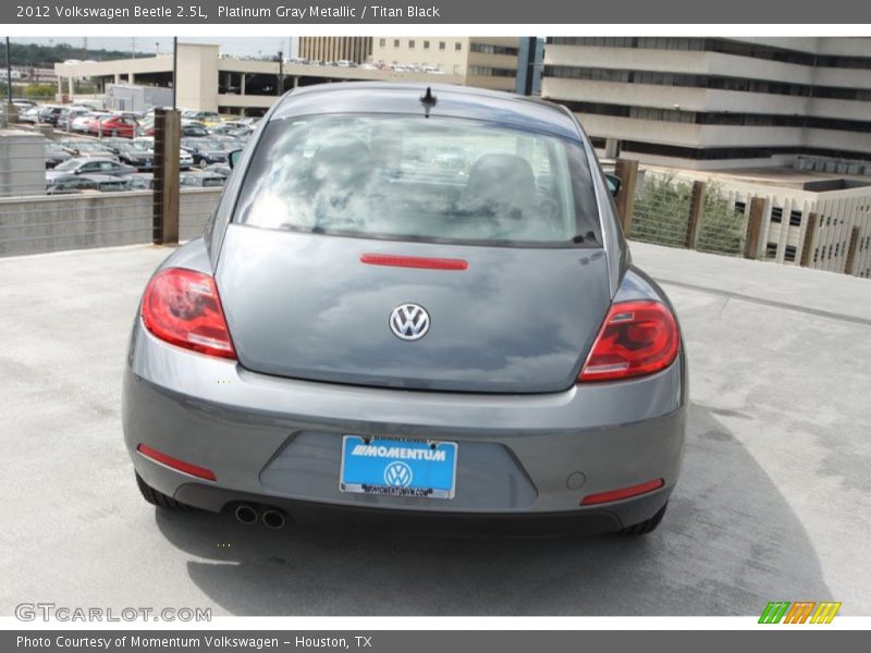 Platinum Gray Metallic / Titan Black 2012 Volkswagen Beetle 2.5L