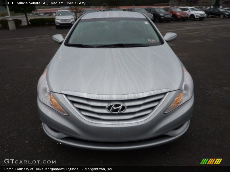 Radiant Silver / Gray 2011 Hyundai Sonata GLS