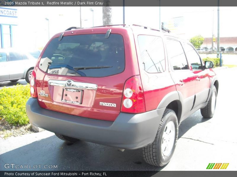 Redfire Metallic / Dark Flint Gray 2006 Mazda Tribute s