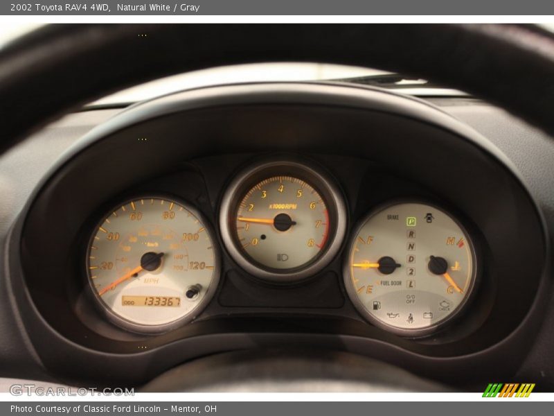 Natural White / Gray 2002 Toyota RAV4 4WD