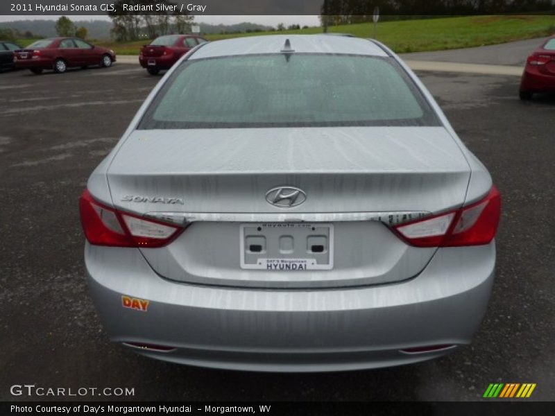 Radiant Silver / Gray 2011 Hyundai Sonata GLS