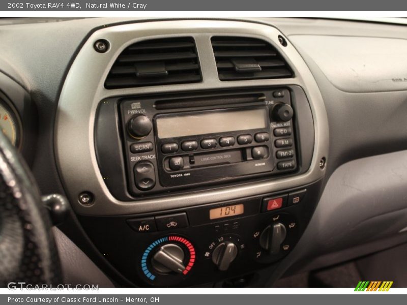 Natural White / Gray 2002 Toyota RAV4 4WD