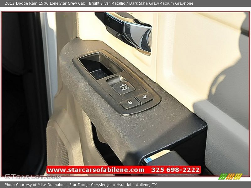 Bright Silver Metallic / Dark Slate Gray/Medium Graystone 2012 Dodge Ram 1500 Lone Star Crew Cab