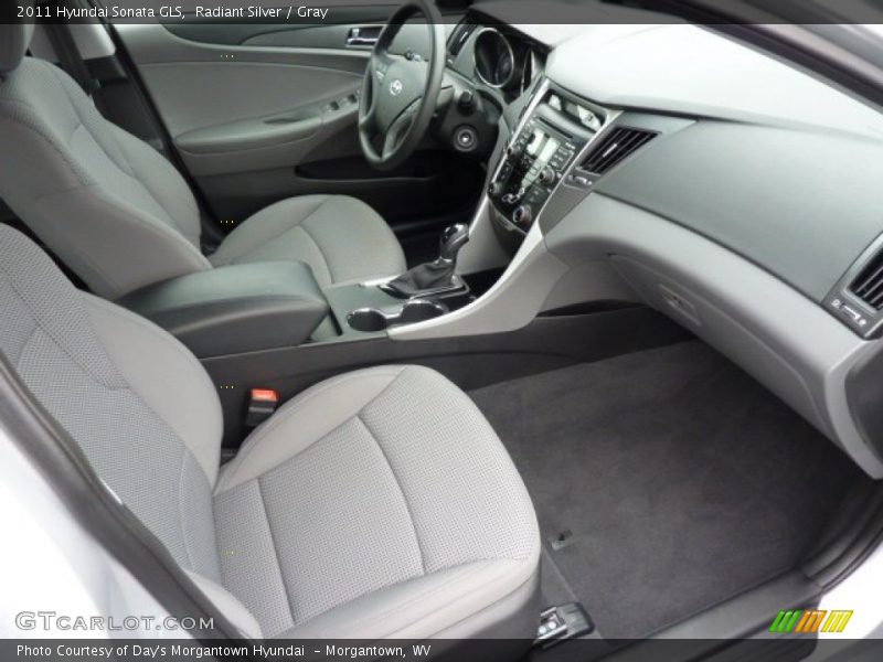 Radiant Silver / Gray 2011 Hyundai Sonata GLS