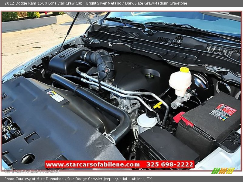 Bright Silver Metallic / Dark Slate Gray/Medium Graystone 2012 Dodge Ram 1500 Lone Star Crew Cab