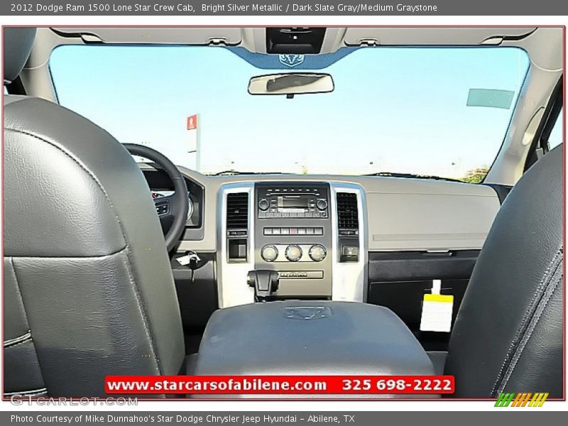 Bright Silver Metallic / Dark Slate Gray/Medium Graystone 2012 Dodge Ram 1500 Lone Star Crew Cab
