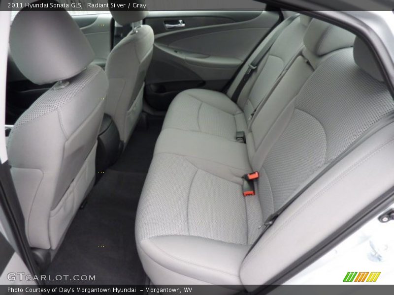 Radiant Silver / Gray 2011 Hyundai Sonata GLS