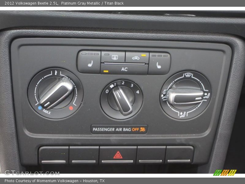 Controls of 2012 Beetle 2.5L