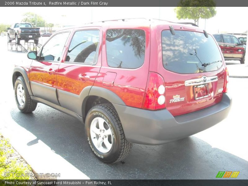 Redfire Metallic / Dark Flint Gray 2006 Mazda Tribute s