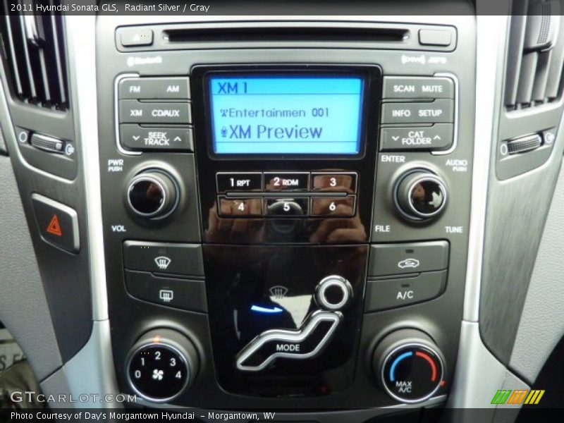 Radiant Silver / Gray 2011 Hyundai Sonata GLS