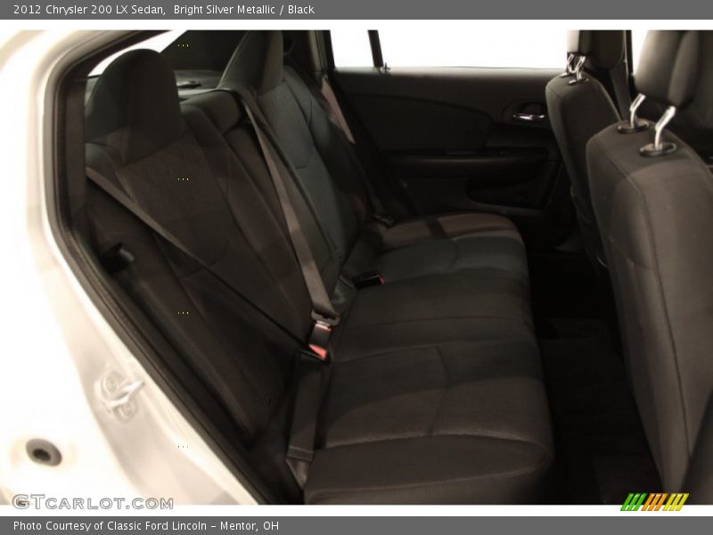 Bright Silver Metallic / Black 2012 Chrysler 200 LX Sedan