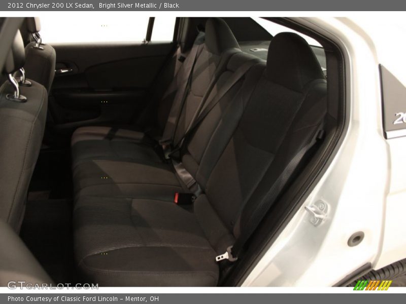 Bright Silver Metallic / Black 2012 Chrysler 200 LX Sedan