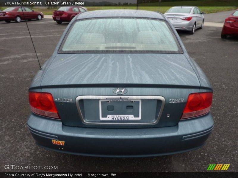 Celadon Green / Beige 2004 Hyundai Sonata