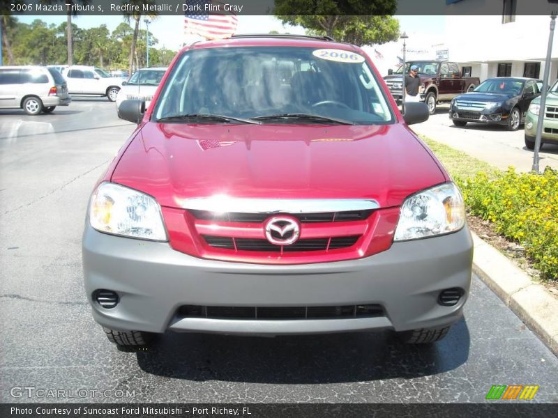 Redfire Metallic / Dark Flint Gray 2006 Mazda Tribute s