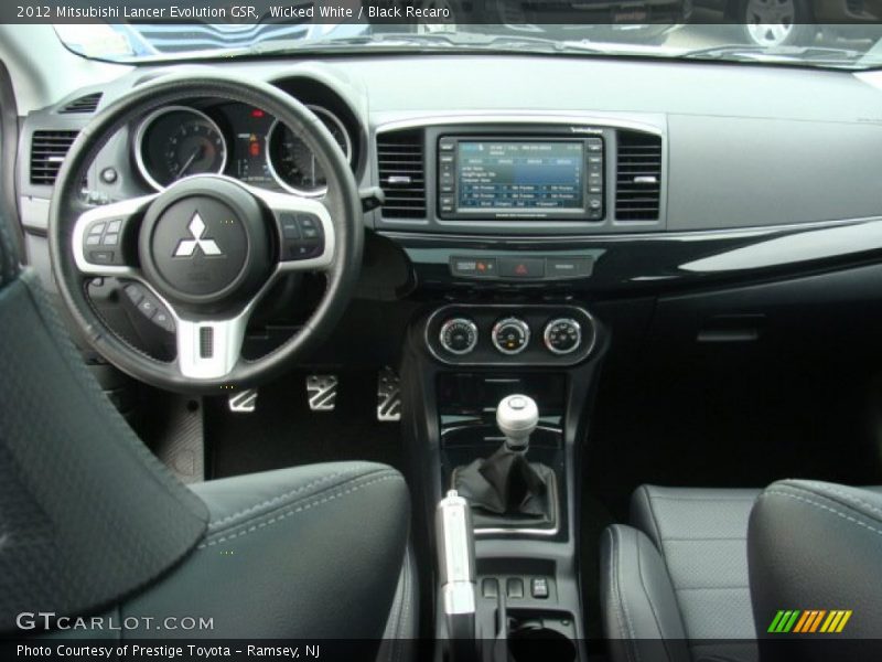 Dashboard of 2012 Lancer Evolution GSR