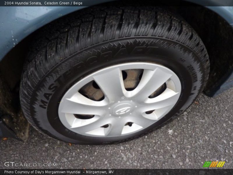 Celadon Green / Beige 2004 Hyundai Sonata