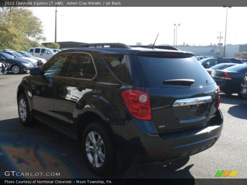 Ashen Gray Metallic / Jet Black 2013 Chevrolet Equinox LT AWD