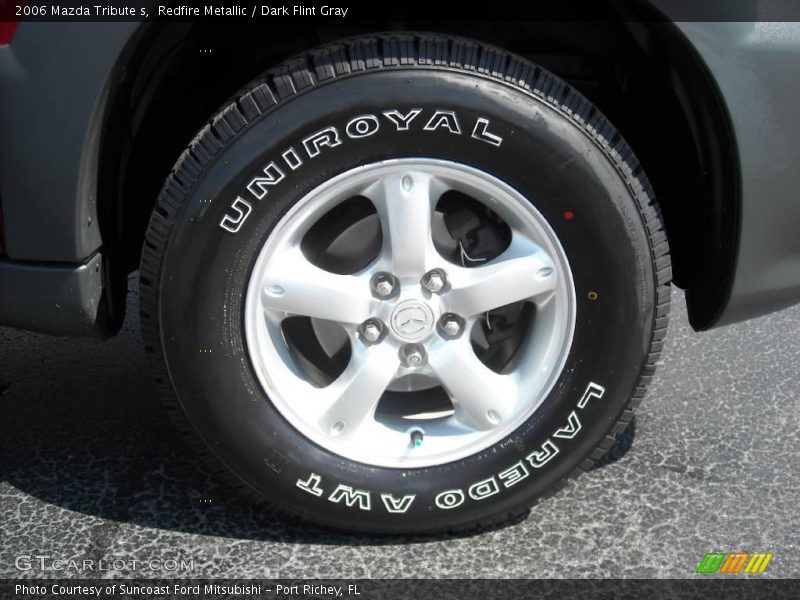 Redfire Metallic / Dark Flint Gray 2006 Mazda Tribute s