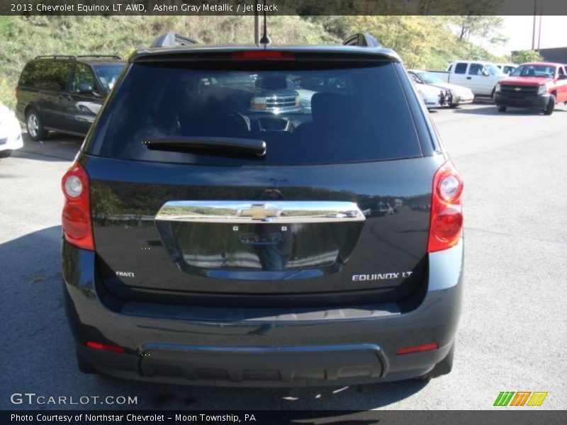Ashen Gray Metallic / Jet Black 2013 Chevrolet Equinox LT AWD