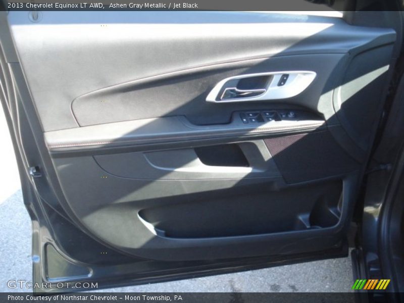 Ashen Gray Metallic / Jet Black 2013 Chevrolet Equinox LT AWD