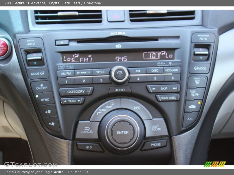 Audio System of 2013 TL Advance