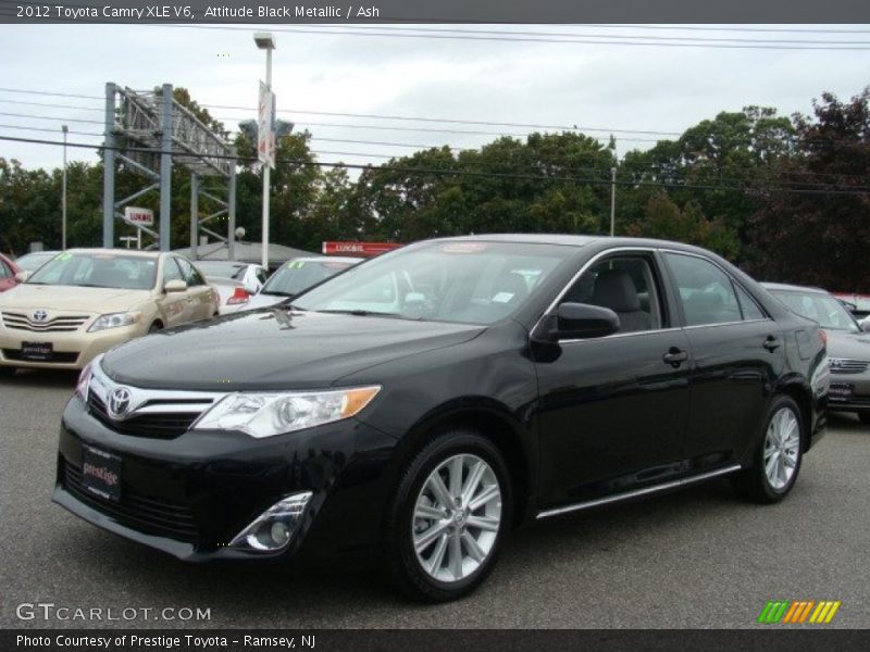 Attitude Black Metallic / Ash 2012 Toyota Camry XLE V6