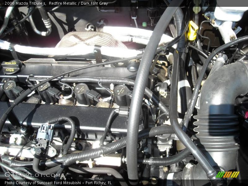 Redfire Metallic / Dark Flint Gray 2006 Mazda Tribute s