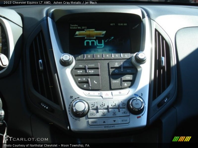 Ashen Gray Metallic / Jet Black 2013 Chevrolet Equinox LT AWD