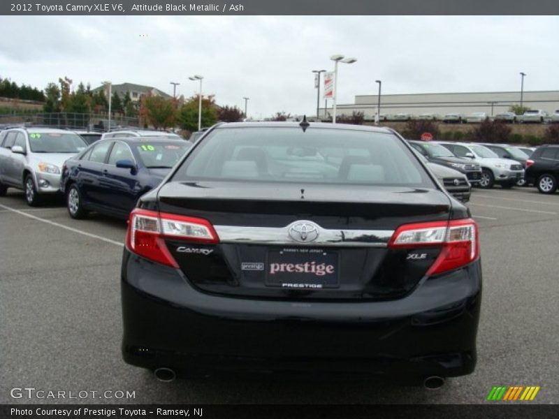 Attitude Black Metallic / Ash 2012 Toyota Camry XLE V6