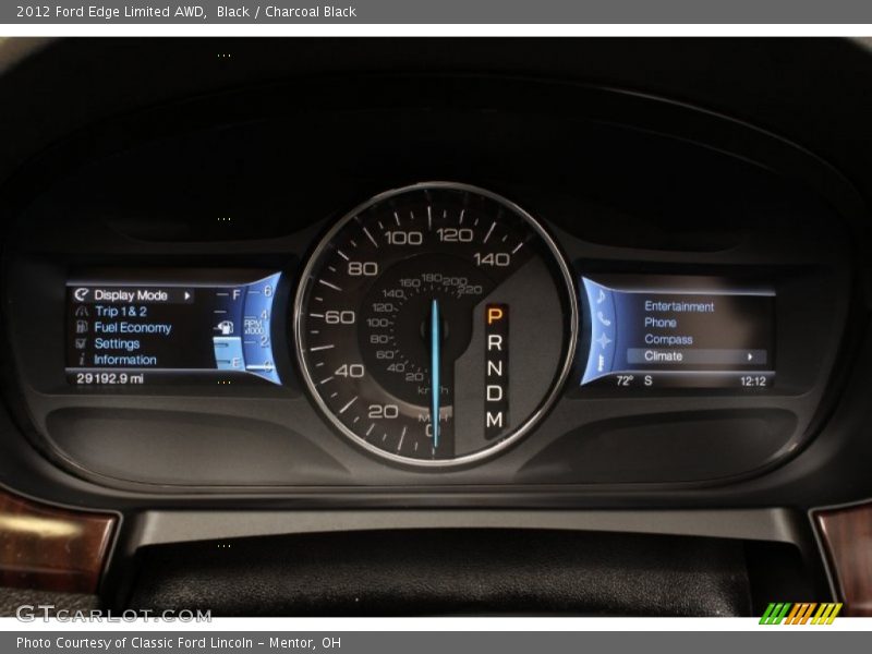 Black / Charcoal Black 2012 Ford Edge Limited AWD
