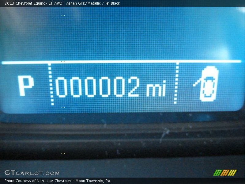 Ashen Gray Metallic / Jet Black 2013 Chevrolet Equinox LT AWD