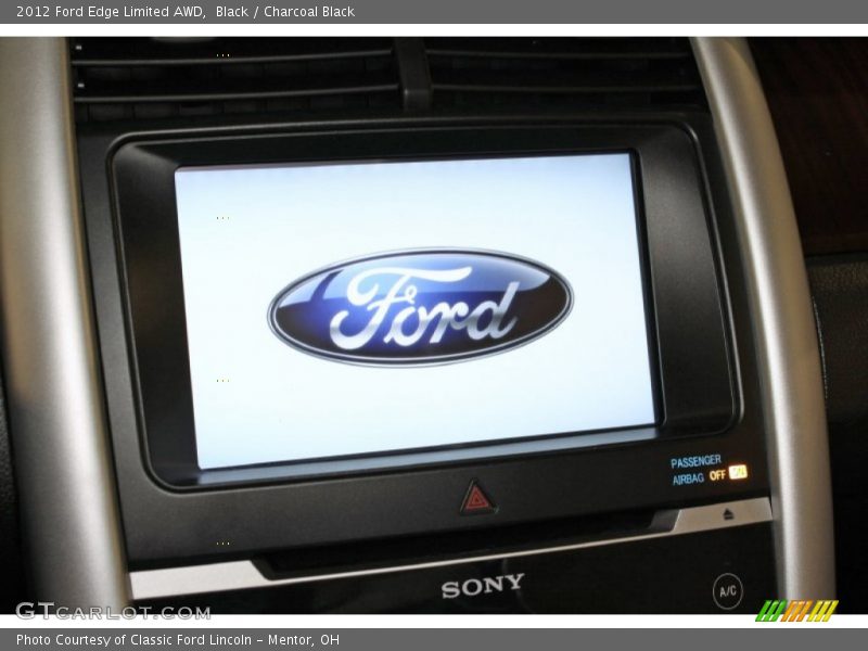 Black / Charcoal Black 2012 Ford Edge Limited AWD