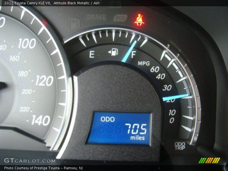 Attitude Black Metallic / Ash 2012 Toyota Camry XLE V6