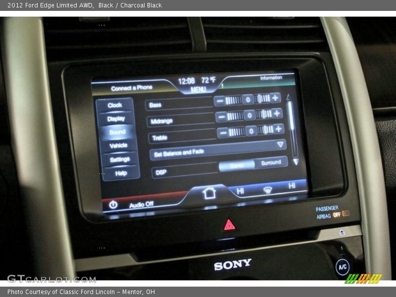 Black / Charcoal Black 2012 Ford Edge Limited AWD