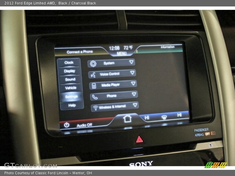 Black / Charcoal Black 2012 Ford Edge Limited AWD