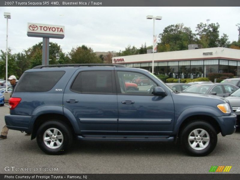 Bluesteel Mica / Taupe 2007 Toyota Sequoia SR5 4WD