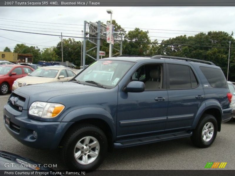 Bluesteel Mica / Taupe 2007 Toyota Sequoia SR5 4WD